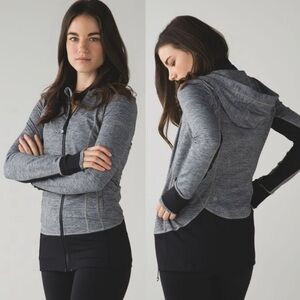 Lululemon Daily Practice Jacket
Space Dye Camo Black Dark Slate / Black Sz 4